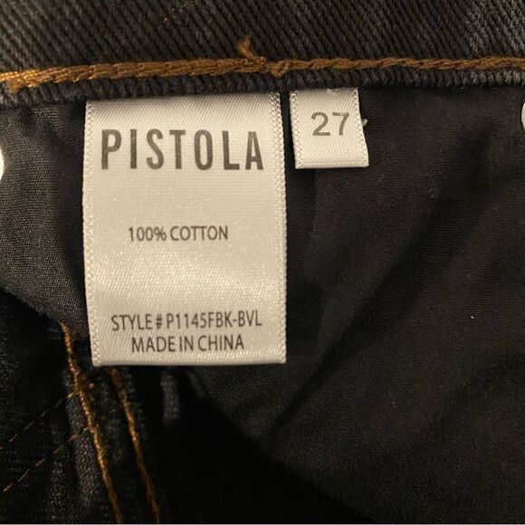 PISTOLA Rumi High Rise Cut Off Distressed Mini Skirt Size 27 - Picture 7 of 8